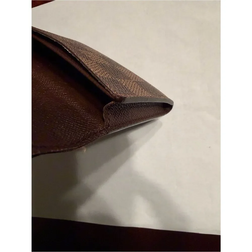 Authentic Louis Vuitton Damier Ebene Buisness Card Holder